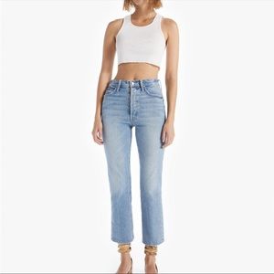 NWT MOTHER SUPERIOR The Tripper Jeans in Thanks, Again Wash Size 28 High Rise